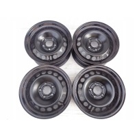4× колесо штампованное opel oe astra h 3 iii zafira ii b meriva 1002217 , 13197752 6.5 