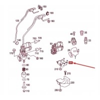 Mercedes - benz мл w164 pressure accumulator a1643200015