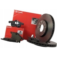 2× brembo 09.7629.11 диск тормозной brembo п 59 045 колодки тормозной передняя opel комбо corsa c corsa d corsa е