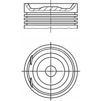 Mahle 012 20 n2 комплект pierścieni поршня
