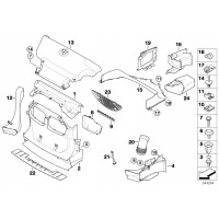 Крышка верхняя радиатора 51718211467 bmw e46