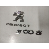 Эмблема логотип 9817900177 peugeot 3008 крышка багажника надпись