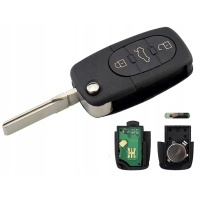 KOMPLETNY KLUCZYK Z ELEKTRONIKĄ AUDI A3 A4 A6 A8