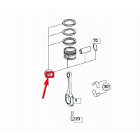 Mercedes - benz c w204 engine piston a2720301018