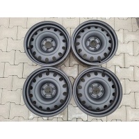 4× колесо штампованное peugeot oe колесо штампованное peugeot 607 407 6.5 