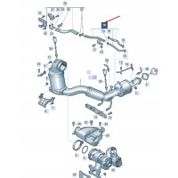 Skoda superb mk3 exhaust система control line 04e131582d