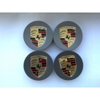 4× крышки xenius 76 мм порше крышка колёсные диски колпачки графит 7l5601149 4