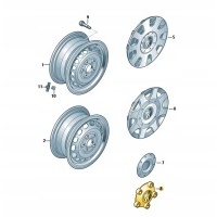 Крышки volkswagen oe 1 мм volkswagen 2k0601169 9b9
