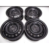 4× колесо штампованное nissan oe 6.0 