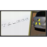 Seat толедо 3 iii эмблема надпись значек задняя tylnej крышки багажника