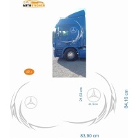 Naklejki наклейка okleina wlep тир мерседес actros модель 02