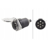 Разъем крюка фаркопа hella 8jb 003 833 - 001 7 пин