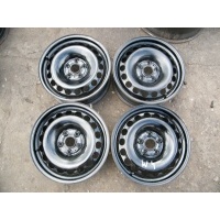 4× колесо штампованное volkswagen oe 3c0601027h 6.5 