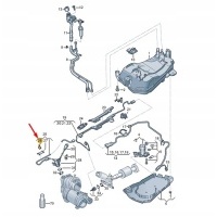 Cupra formentor reduction agent metering line bracket 5q0131645f