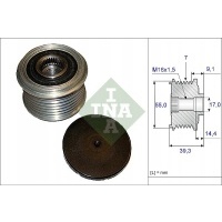 Генератор - муфта jednokierunkowe schaeffler ina 535 0142 10