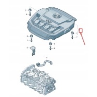 Skoda kodiaq ns engine cover 06k103925bl