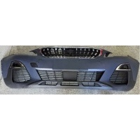 Peugeot 3008 16 - 20 бампер в сборе решетка хромированная решётка передняя