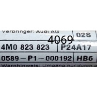 Петля капота Audi Q7 4M (2015—2020) 2017 4M0823823
