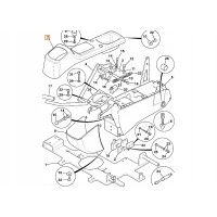Панель консоль левое 331 / 18077 jcb 8080 js145lc