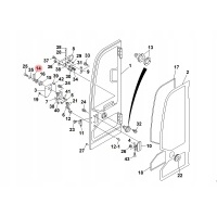 Ручка внутренняя t1654005500 takeuchi tb138fr