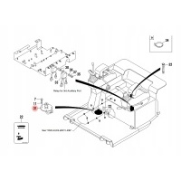 Переключатель ножной т 1700100064 takeuchi tb216 tb225 tb228 tb235