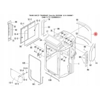Стекло gięta задняя takeuchi tb20r tb23r t0348603115