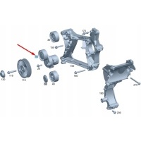 Mercedes - benz c w204 belt tensioner a6512001370