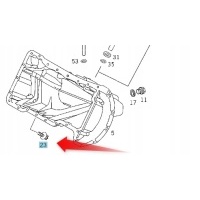 Болт раковина масло мерседес m7x26 a1669900622