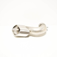 New volkswagen touareg 7la exhaust left chrome tail pipe tip 7l6253681l original