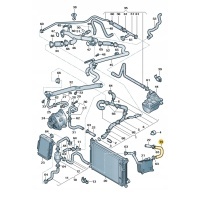 Новые оригинальные audi oe шланг жидкости охлаждения 079121058f