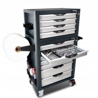 Коляска инструментов с оборудование toptul gv - 27909 88