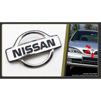 Nissan primera p11 рестайлинг эмблема значек логотип капота передняя