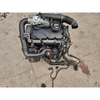 Двигатель bxe 1.9tdi 105km skoda октавия volkswagen гольф v audi a3 152tys комплект