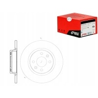 Remsa 6809.00 Tarcza hamulcowa