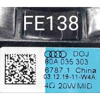 Обшивка стойки Audi E-Tron I (2018—2023) 2019 4KE867246A, 80A035303