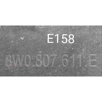 Защита бампера переднего Audi A4 B9 (2015—2020) 2019 8W0807611E