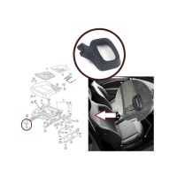 Ручка регулировки переднего правого сиденья Golf Jetta Passat Polo Audi Audi Skoda Seat 3C0881254A9B9