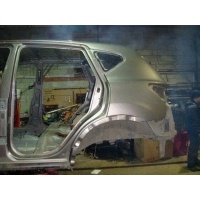 Крыло заднее Qashqai (06-13) L после ремонта б/у (арт. G8113JD0MA)