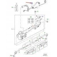 Ягуар i - pace x590 steering rack ссылка harness lhd t4k13046 original