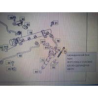 Болт форсунки Mercedes-Benz M-Class W164 A0009902907