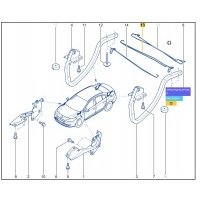 844333102r пружина крышки багажника багажника renault fluence
