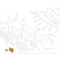 Крышка obszaru бампера mercedes - benz a4638850024