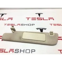 Козырек солнцезащитный левый Tesla Model S 2013 1050619-00-A,1002480-01-B,1002479-00-D
