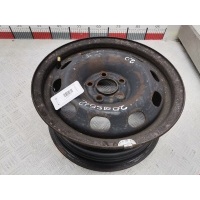 Диск колесный штампованный (железо) Volkswagen Golf 4 (1997-2004) 2000 R14 5X100 6J ET38 DIA57.1,1J0601027P
