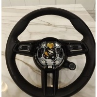 Руль порше taycan macan рестайлинг 992 алькантара carbon airbag