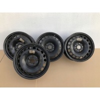 4× колесо штампованное volkswagen oe eos passat b6 b7 scirocco iii 6.5 