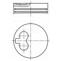 Mahle 029 82 12 поршень