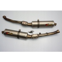 Kawasaki zzr - 1400 05 - 11 глушитель спортивный akrapovic правая i левый трубки