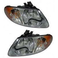Комплект фар chrysler voyager rg / rs , 2000 - 2004