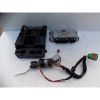 Блок управления комплект peugeot 307 1.6 16v 0261206943 9638765680 9644097980 2001 - 2005